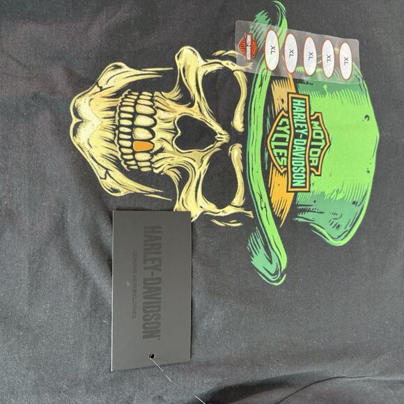New Harley Davidson Graphic T Shirt XL Black, Skull Sarasota FL MSRP $36 - Picture 3 of 7